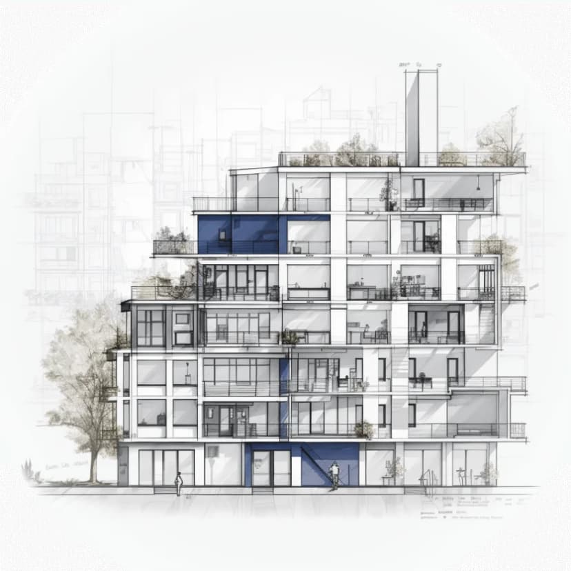 Login bg image apartment building illustrations