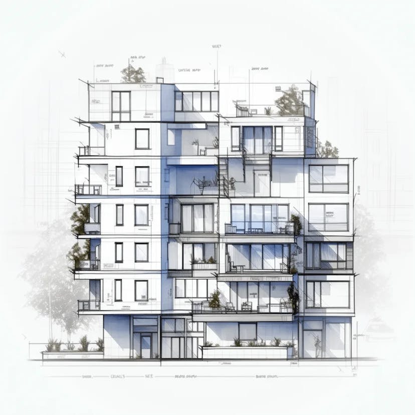 Login bg image apartment building illustrations