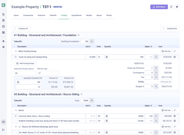 Powerful Costing Engine screenshot